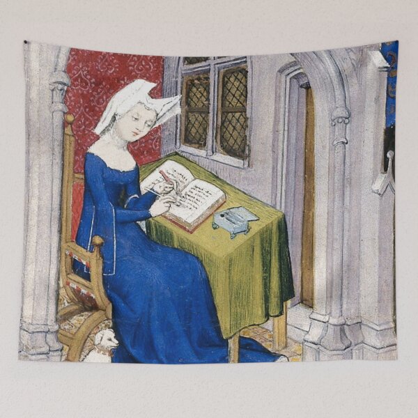 Item preview, Christine de Pizan designed and sold by brushandframes.