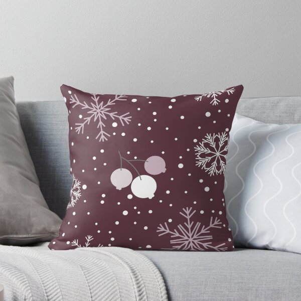 Item preview, Winter tender berries and snowflakes designed and sold by floraaplus.