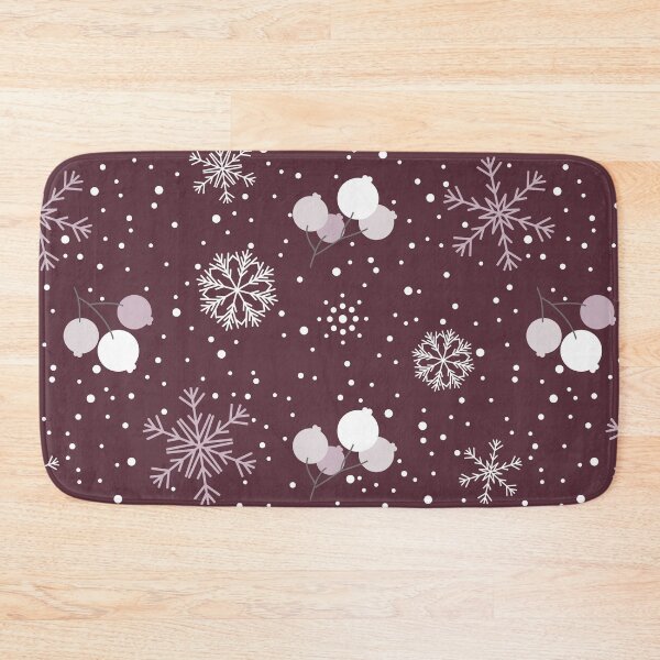 Item preview, Winter tender berries and snowflakes designed and sold by floraaplus.