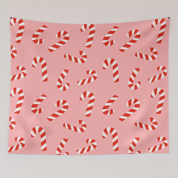 Item preview, Candy Canes - Pink designed and sold by latheandquill.