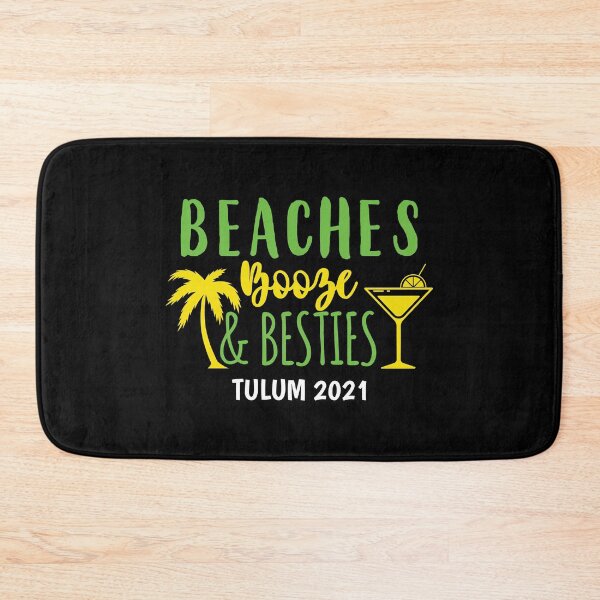 Item preview, Beaches Booze Besties Bachelorette Tulum 2021 Girls Trip graphic designed and sold by jakehughes2015.
