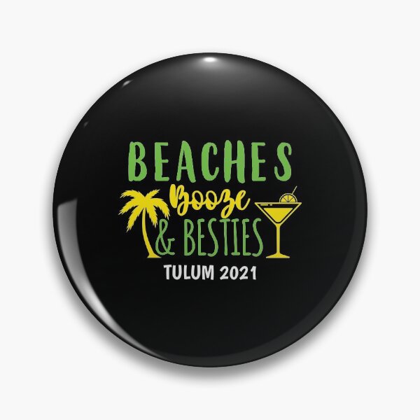 Item preview, Beaches Booze Besties Bachelorette Tulum 2021 Girls Trip graphic designed and sold by jakehughes2015.