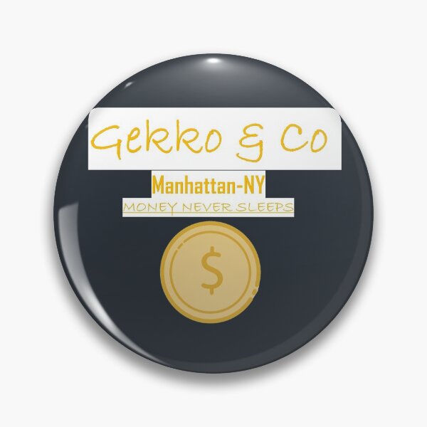 Item preview, GEKKO & CO . MANHATTAN / MONEY NEVER SLEEPS_FUNNY T CHIRT designed and sold by Dahani-mo.