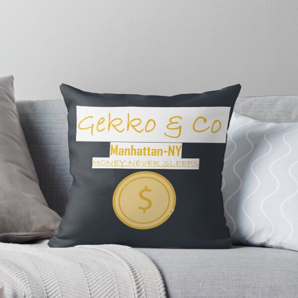 Item preview, GEKKO & CO . MANHATTAN / MONEY NEVER SLEEPS_FUNNY T CHIRT designed and sold by Dahani-mo.