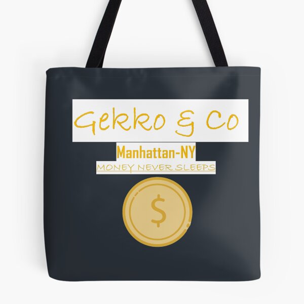 Item preview, GEKKO & CO . MANHATTAN / MONEY NEVER SLEEPS_FUNNY T CHIRT designed and sold by Dahani-mo.