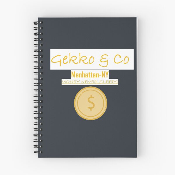 Item preview, GEKKO & CO . MANHATTAN / MONEY NEVER SLEEPS_FUNNY T CHIRT designed and sold by Dahani-mo.