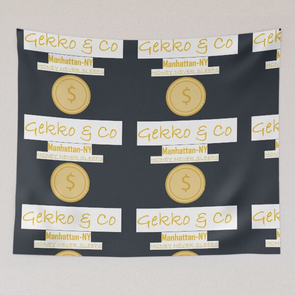 Item preview, GEKKO & CO . MANHATTAN / MONEY NEVER SLEEPS_FUNNY T CHIRT designed and sold by Dahani-mo.