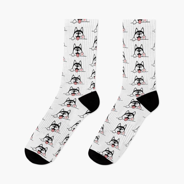 Item preview, Siberian husky dog, Cute paws up over wall, Perfect Gift designed and sold by murad2020.