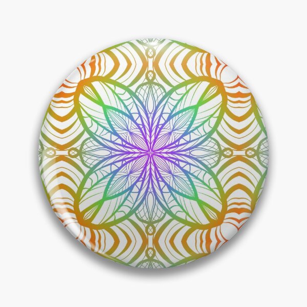 Item preview, Rainbow mandala drawing with white background. designed and sold by TwinkleTwink.