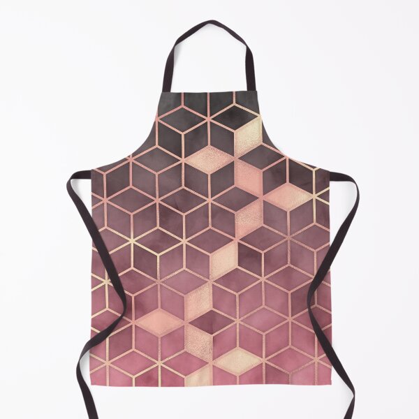 Artikelvorschau, Rosa und schwarze goldene Würfel drucken entworfen und verkauft von HECETU.