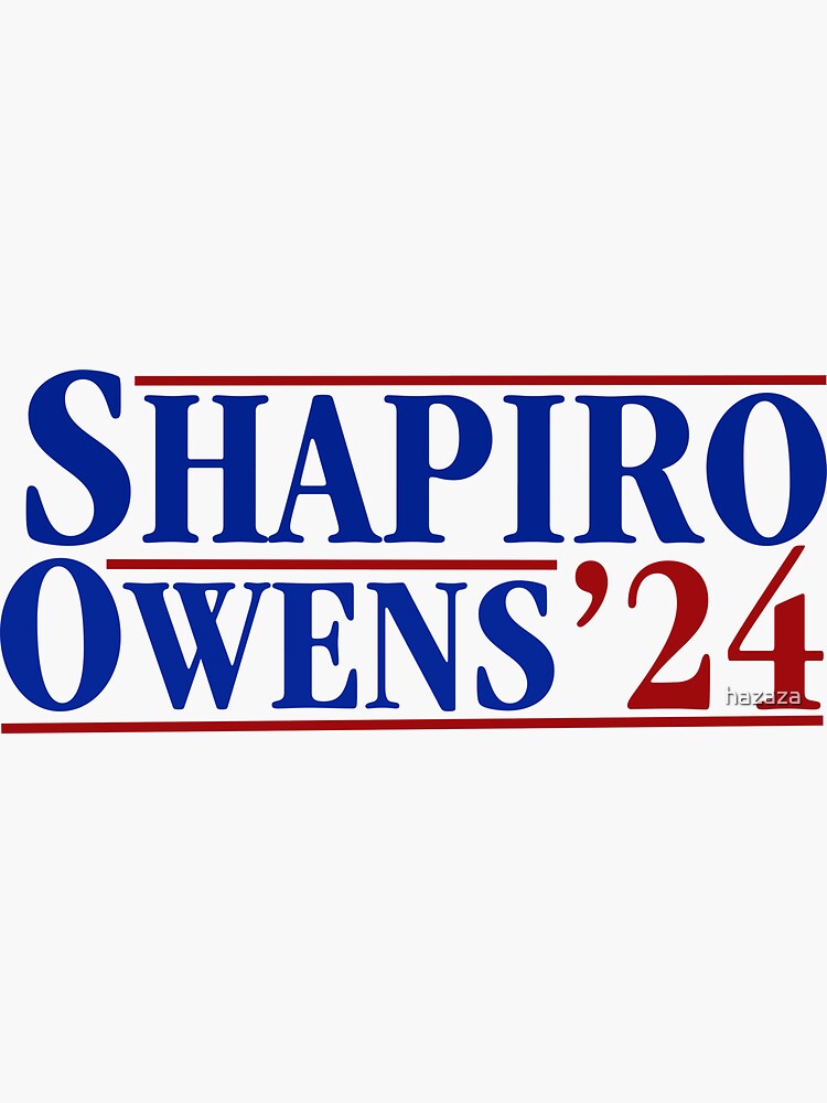 "Ben Shapiro and Candace Owens General Election logo 2024" Sticker for Sale by hazaza | Redbubble