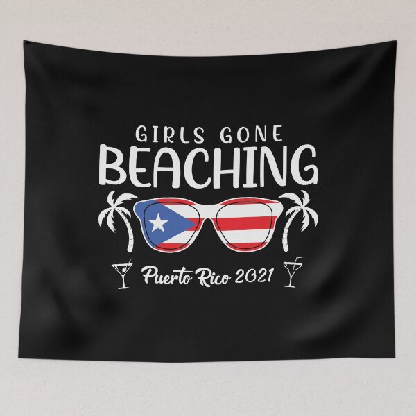 Item preview, Gone Beaching Bachelorette Girls Trip Puerto Rico 2021 graphic designed and sold by jakehughes2015.