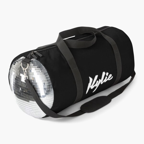 Item preview, Kylie Signature de la era disco (brillo blanco sobre negro) designed and sold by Fox Newton.