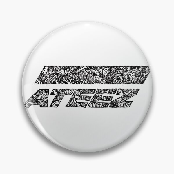 Item preview, Zentangle Ateez logo designed and sold by TheHermitCrab.