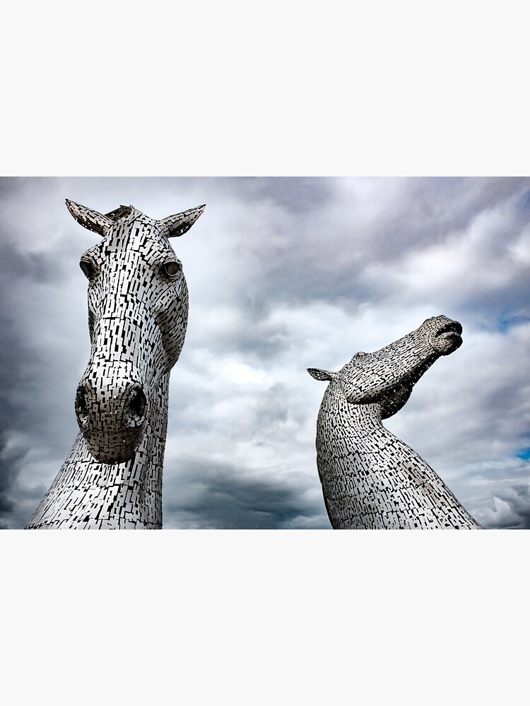 Thumbnail 3 of 3, Sticker, The Kelpies designed and sold by Dave Currie.