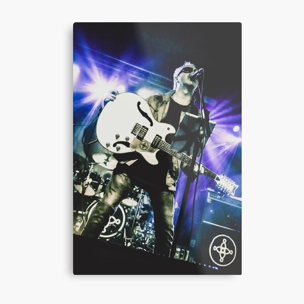 Wayne Hussey, The Mission Metal Print