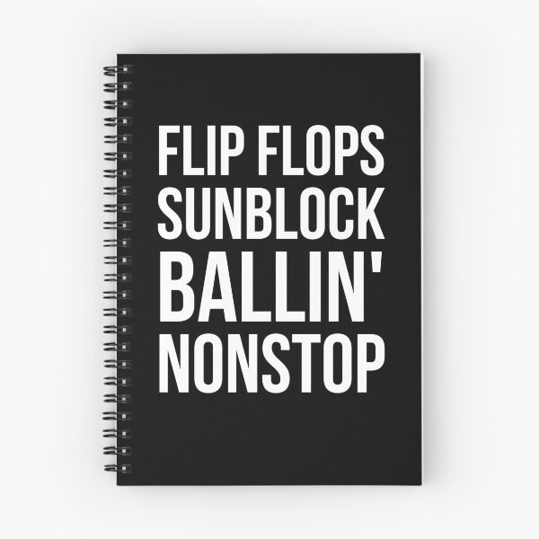 Item preview, Flip Flops Sunblock Ballin' Nonstop designed and sold by evokearo.