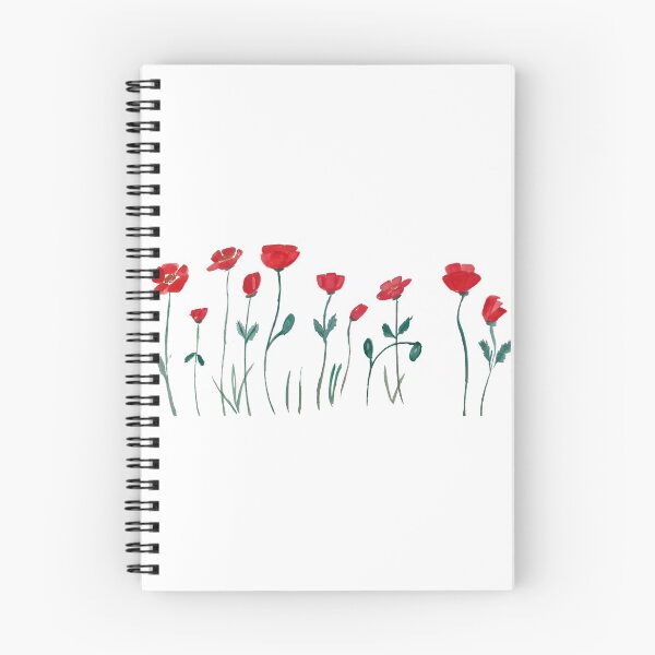 Item preview, Poppy aquarelle handmade designed and sold by EstiloSoul.