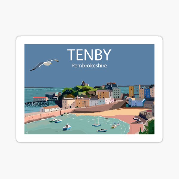 Artikel-Vorschau von Tenby Kunstdruck, designt und verkauft von edlewis72.