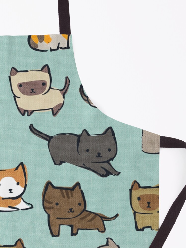 Alternate view of Cats on Blue Sky Apron