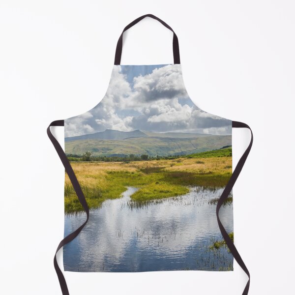 Item preview, Pen y Fan and Corn Du from Mynydd Illtyd Common with a pond full of cloud reflections.  designed and sold by Cameranick.