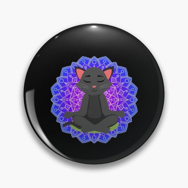 Artikelvorschau, Acro Vinyasa Hatha Yoga Katze Meditieren Geschenk entworfen und verkauft von Ibu83.