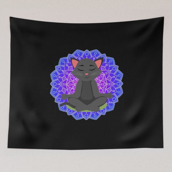 Item preview, Regalo de meditación de gato de Acro Vinyasa Hatha Yoga designed and sold by Ibu83.