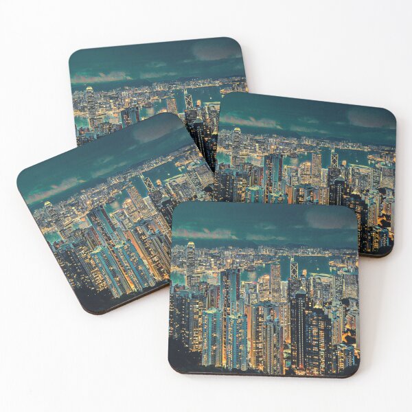 Item preview, Hong Kong Skyline designed and sold by SofiaStutio.