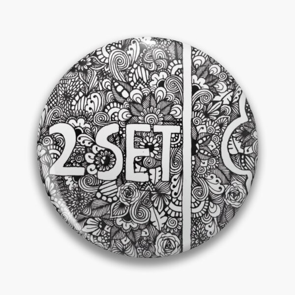 Item preview, Twoset zentangle logo designed and sold by TheHermitCrab.
