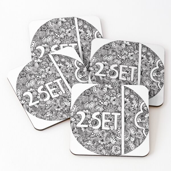 Item preview, Twoset zentangle logo designed and sold by TheHermitCrab.
