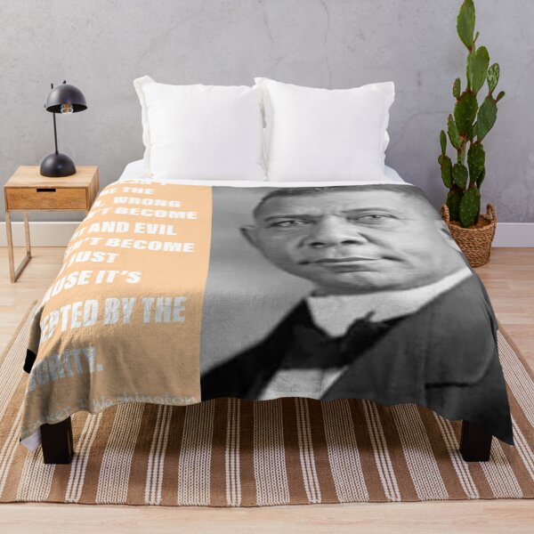 Item preview, Booker T. Washington Quote. A Lie doesn't become the truth designed and sold by sourceoflife.
