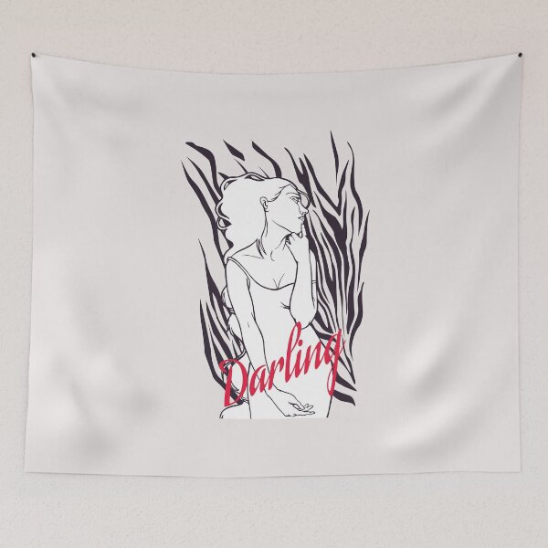 Item preview, Darling Women Tattoo Style Art designed and sold by ER-DESIGNS.