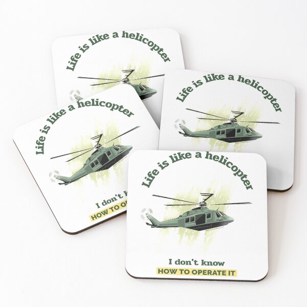 Item preview, Life Is Like A Helicopter. I Don't Know How To Operate It designed and sold by Zwembad Vergelijker.
