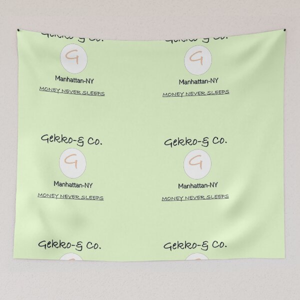 Item preview, Copy of GEKKO & CO. _G_ MANHATTAN / MONEY NEVER SLEEPS_FUNNY T CHIRT designed and sold by Dahani-mo.