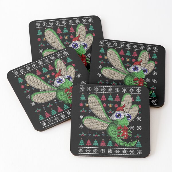 Item preview, Festive Dragonfly Ugly Christmas Xmas designed and sold by bestshirtdesign.