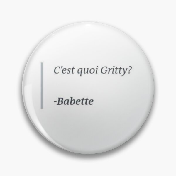 Item preview, C’est quoi Gritty?  designed and sold by teawithbea.