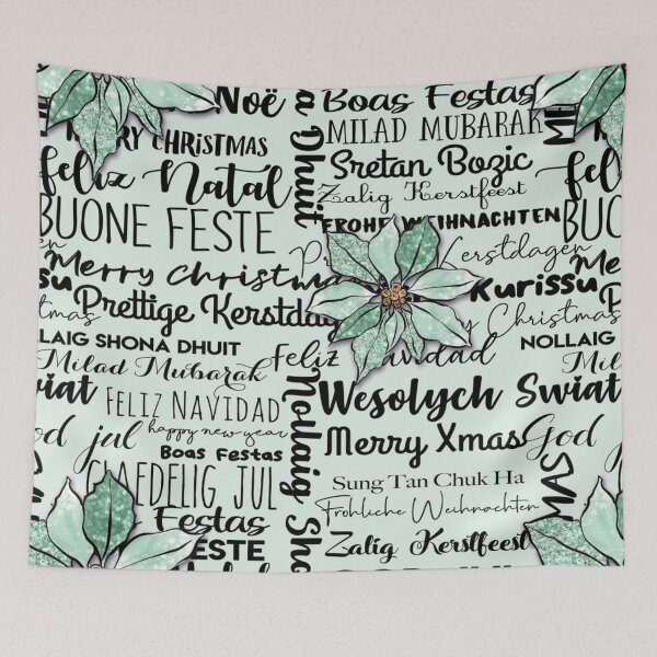 Item preview, Multilingual Christmas Greetings designed and sold by adortopia.