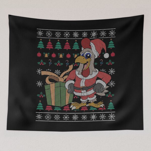 Item preview, Festive Chicken Ugly Christmas Xmas designed and sold by bestshirtdesign.