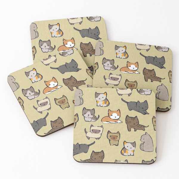 Item preview, Cats on Beige Biscuit designed and sold by Cecilia Mok.