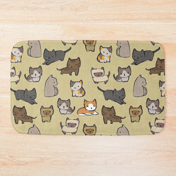 Item preview, Cats on Beige Biscuit designed and sold by Cecilia Mok.