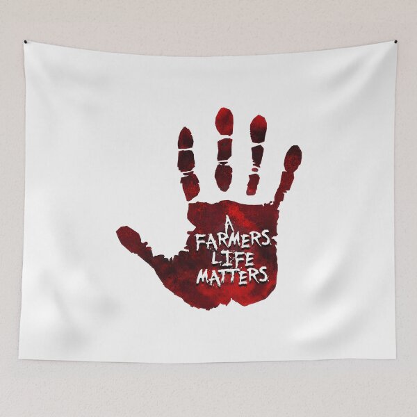 Item preview, A Farmer Lives Matter - Bloody Hand designed and sold by arendbotha.