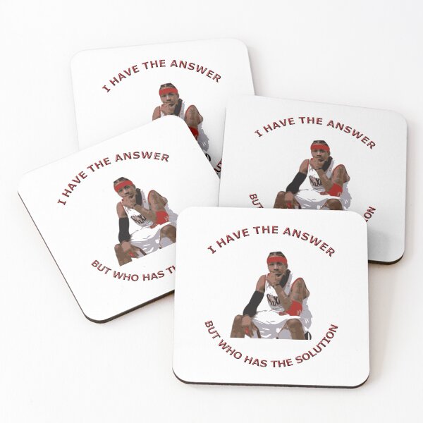 Item preview, I have the answer but who has the solution, allen iverson, basketball, nba, 76ers, philadelphia, iverson, philly, sixers, allen, philadelphia 76ers, designed and sold by bimmer325.