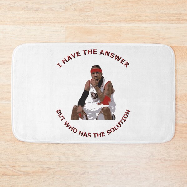 Item preview, I have the answer but who has the solution, allen iverson, basketball, nba, 76ers, philadelphia, iverson, philly, sixers, allen, philadelphia 76ers, designed and sold by bimmer325.