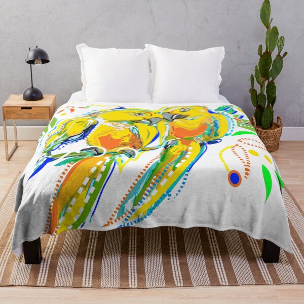 Item preview, Yellow young Parrot by Natalia KURUCH designed and sold by nataliakuruch.
