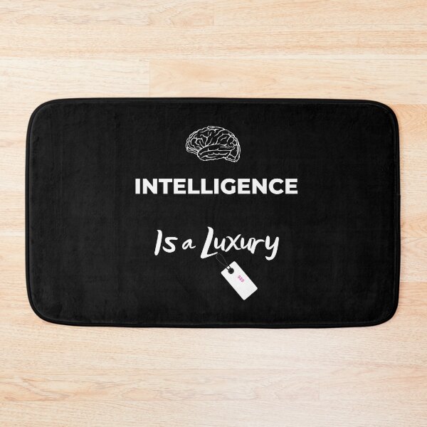 Item preview, Intelligence Is A Luxury-White Text designed and sold by Trendi61.