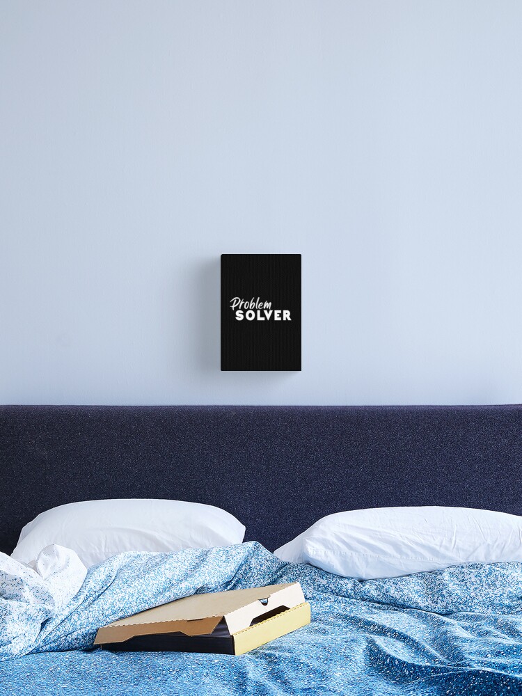 Thumbnail 2 of 3, Canvas Print, problem solver designed and sold by BasicWear.