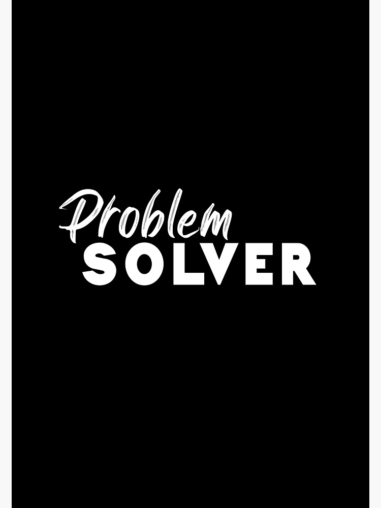Thumbnail 3 of 3, Art Print, problem solver designed and sold by BasicWear.