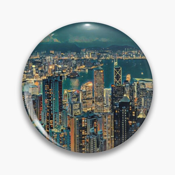 Artikelvorschau, Hong Kong Skyline entworfen und verkauft von SofiaStutio.