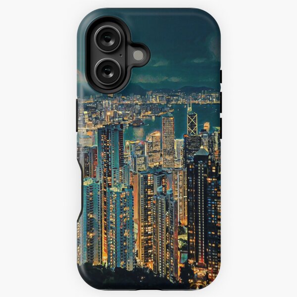 Item preview, Hong Kong Skyline designed and sold by SofiaStutio.