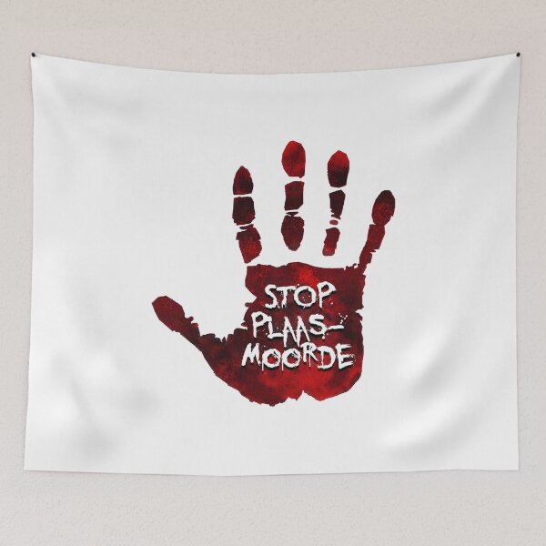 Item preview, Stop Plaas Moorde - Bloody Hand designed and sold by arendbotha.